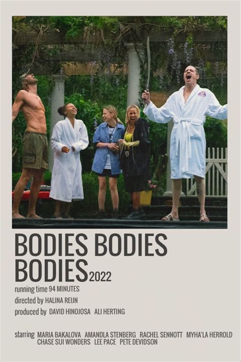 Bodies Bodies Bodies - 2022 in 2022 | Movie posters, Lee pace, Body