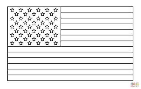 The US Flag coloring page | Free Printable Coloring Pages