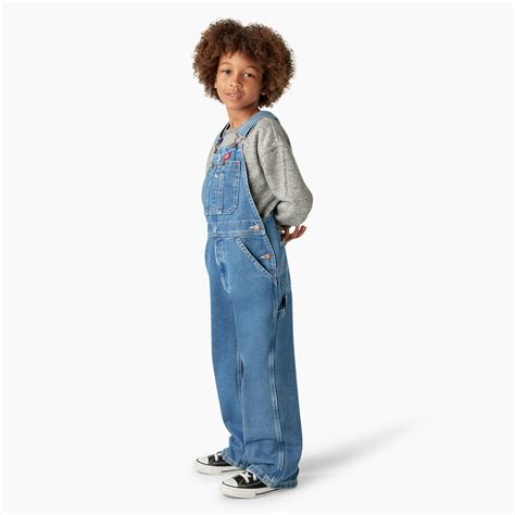 Kids Denim Bib Overalls, 8-20 | Kids | Dickies