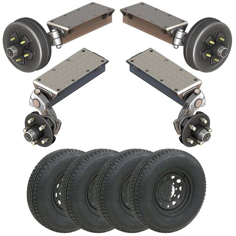 7K Tandem Light-Duty Torsion Axle Trailer Kit - Easy To Install – The Trailer Parts Outlet