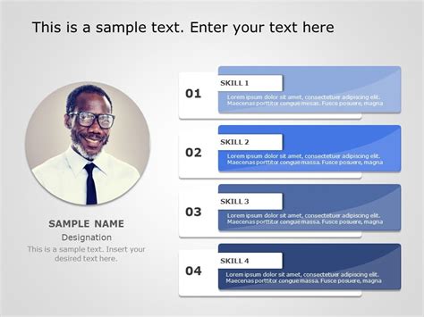 Employee Profile 3 PowerPoint Template