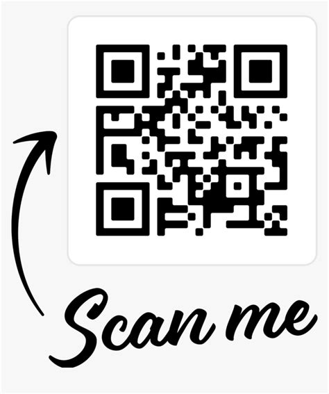 Scan Me White Png, Transparent Png - kindpng