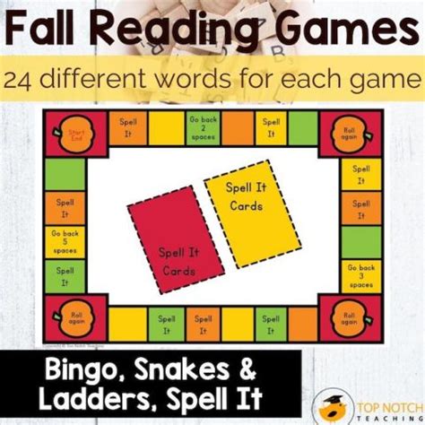 Spelling Games For The Classroom Make Phonics Fun All Through The Year - Top Notch Teaching