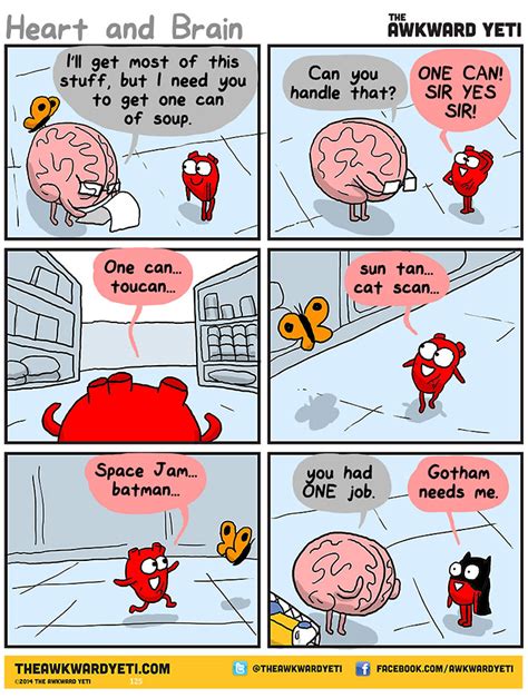 Heart Vs. Brain: Funny Webcomic Shows Constant Battle Between Our Intellect And Emotions | Bored ...