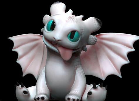 baby toothless 3D model 3D printable | CGTrader