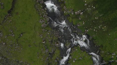 Faroe Islands by Drone 15685653 Stock Video at Vecteezy