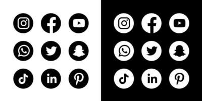 Round Social Media Icon Png