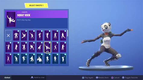 Fortnite panda skin Dance Part -1 - YouTube