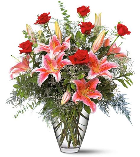 Canada flowers stargazer lilies & roses