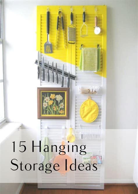 15 Hanging Storage Ideas | How To Build It