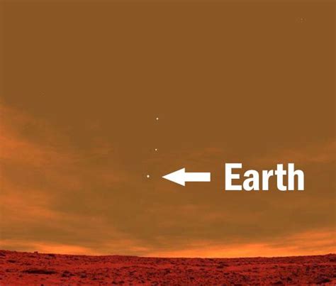 A perspective of Earth from Mars! [Image via @marscuriosityroverqualms] | Earth view, Curiosity ...