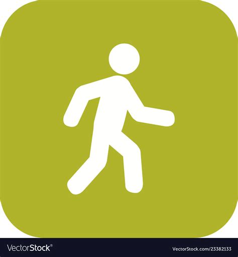 Walking icon Royalty Free Vector Image - VectorStock