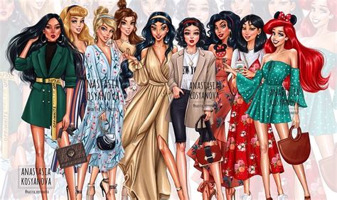 If Disney Princesses were modern fashionistas - GEEKSPIN