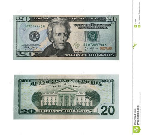 Printable 20 Dollar Bill