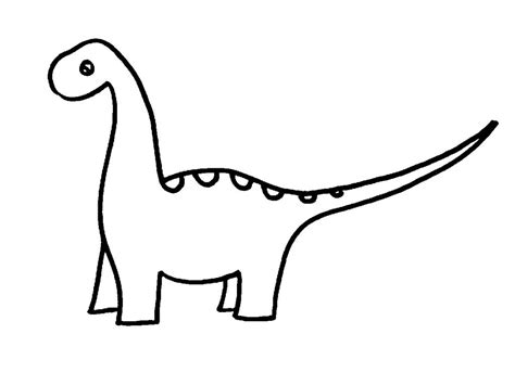 Dinosaur Drawing Easy | Free download on ClipArtMag