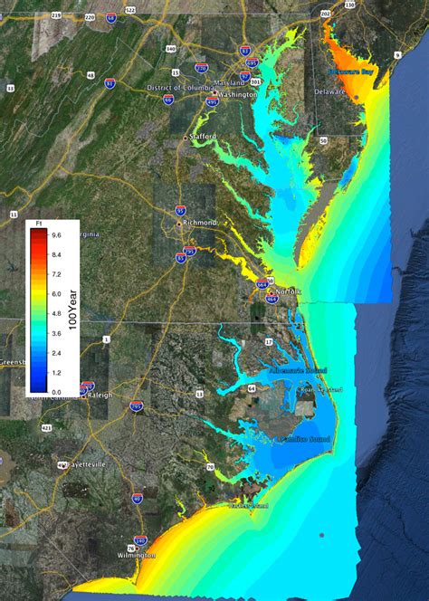 Coastal flood risks, present and future