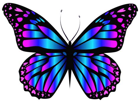 Purple Butterfly Clip Art - ClipArt Best