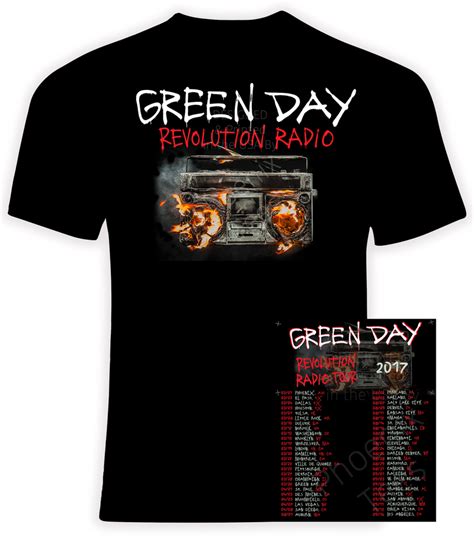 Green Day Revolution Radio Tour 2017 - Phoenix Tees