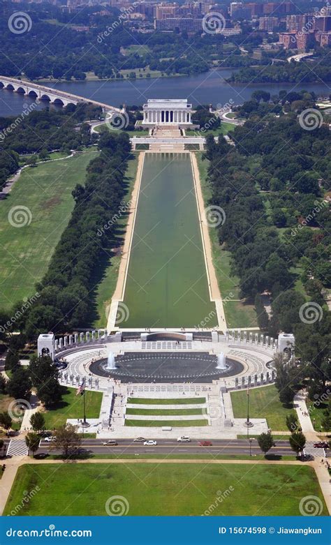 Aerial View From Washington Monument Royalty Free Stock Photos - Image: 15674598