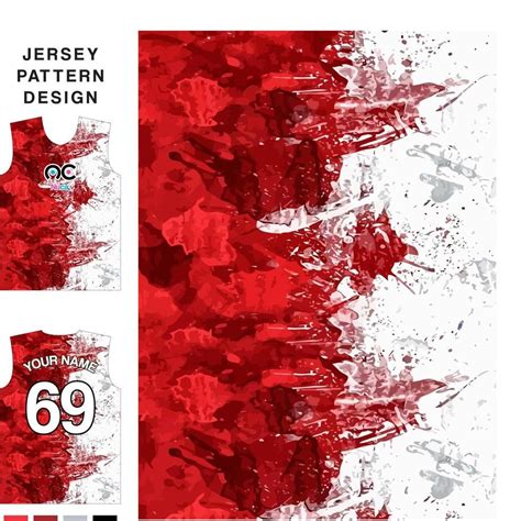 Abstract concept vector jersey pattern template for printing or sublimation sports uniforms f ...