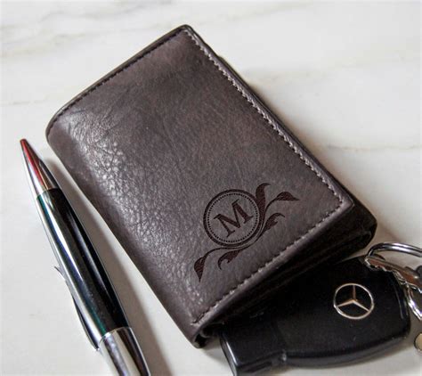 Personalized leather Wallet, Custom wallet, Mens Wallet, Engraved Mens Wallet, Leather Wallet ...