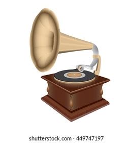 Gramophone Record Flat Vector Illustration Cute Stock Vector (Royalty Free) 2262816873 ...