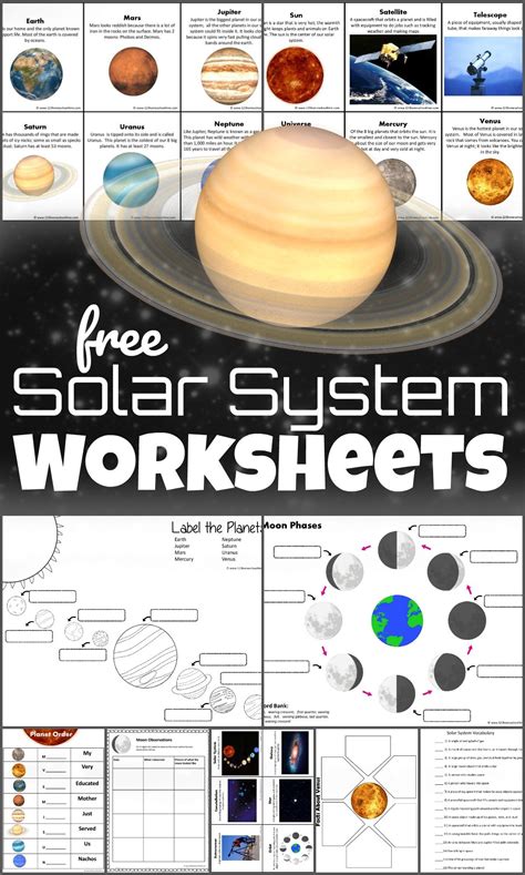 Solar System Worksheets For Kids