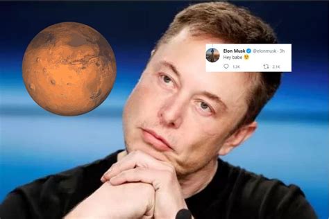 Elon Musk is Dreamy about His Mission to Mars. Here's How He's Waiting to Meet His 'Babe'