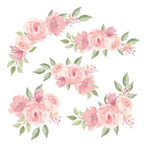 Watercolor Flower Vector Art, Icons, and Graphics for Free Download