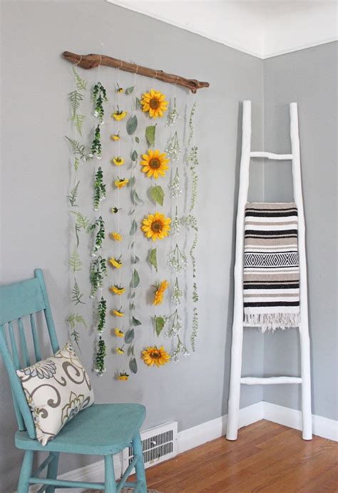 Sunflower Wall Decor Sunflower Wall Hanging Sunflower Decor - Etsy