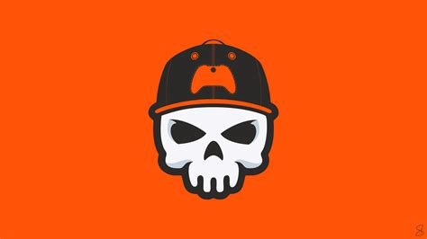 games, hd, 4k, skull, minimalism, minimalist HD Wallpaper