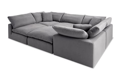 Dream Gray Modular 6 Piece Sectional | Bobs.com