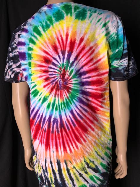 Rainbow tie dye t-shirt handmade rainbow swirl tie dye t | Etsy