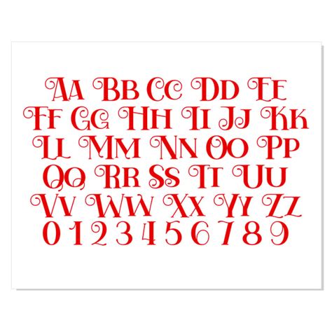 Christmas Font SVG Cricut, Christmas Font OTF, Christmas Svg - Inspire Uplift