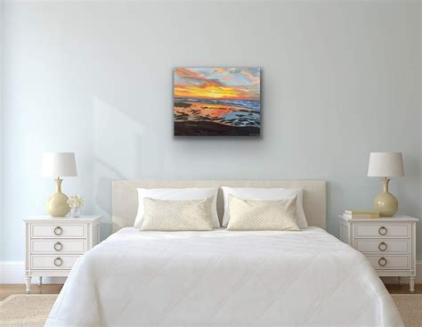 Sunset Sky Painting Sunset Painting Acrylic Painting Beach - Etsy