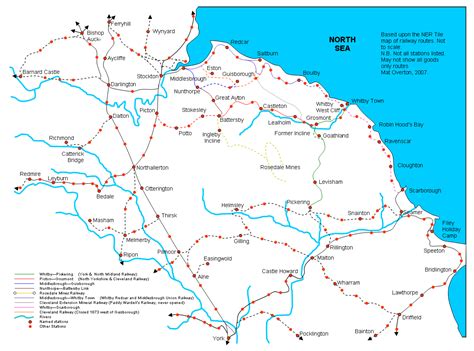 River Map North Yorkshire