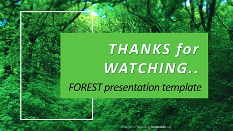 Forest PPT Templates · Forest Google Slide · Google Slides