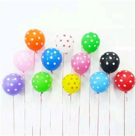 Jual Balon Polkadot warna warni di Lapak Chowping Store | Bukalapak