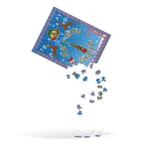 Jigsaw Puzzle Christmas Gift for Kids Merry Christmas - Etsy