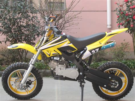 50cc 2 Stroke Air Cooled 3HP Mini Dirt Bike - Yellow – Pocketbike SA