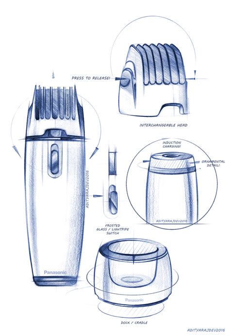 Industrial Design Products Sketches