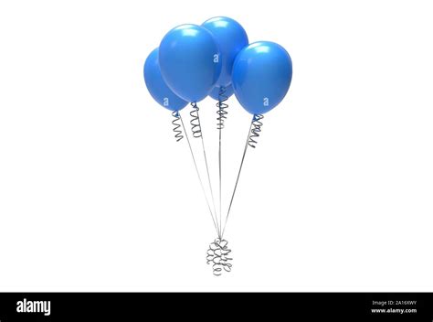 Party Blue Balloons for Decoration Stock Photo - Alamy