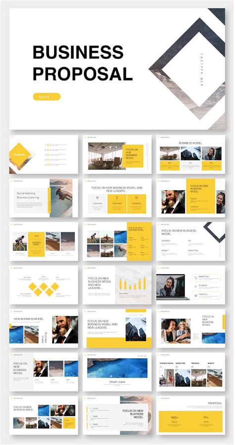 Creative Business Presentation Template | Business presentation templates, Presentation design ...