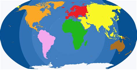 World Map Continents