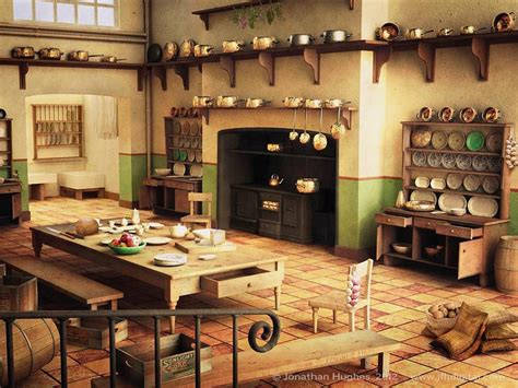 Victorian Dollhouse Kitchens