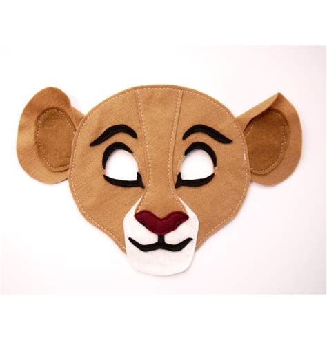 Lion cub Nala costume mask kids and adult size | Etsy