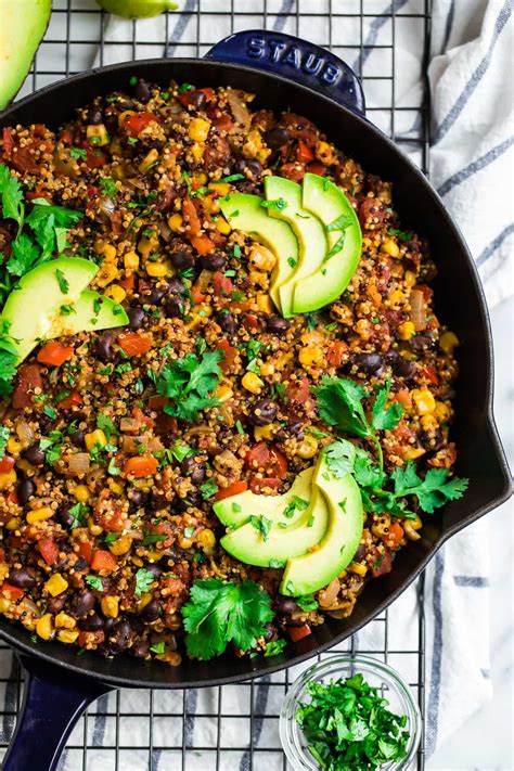 Mexican Quinoa {Healthy One Pan Meal} – WellPlated.com