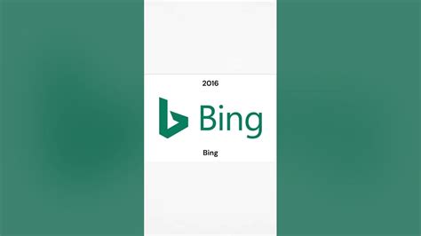 Bing logo evolution - YouTube