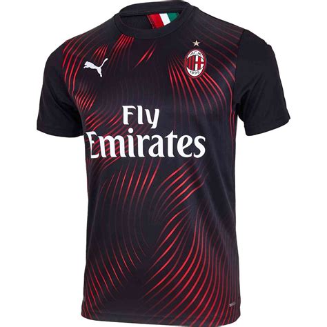 2019/20 PUMA AC Milan 3rd Jersey - SoccerPro | Ac milan, Ac milan shirt, Sport shirt design