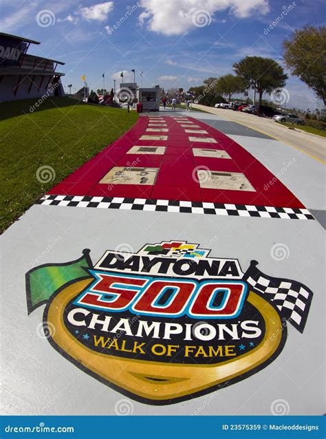 Daytona 500 Champions Walk of Fame Editorial Stock Image - Image of series, motorsports: 23575359